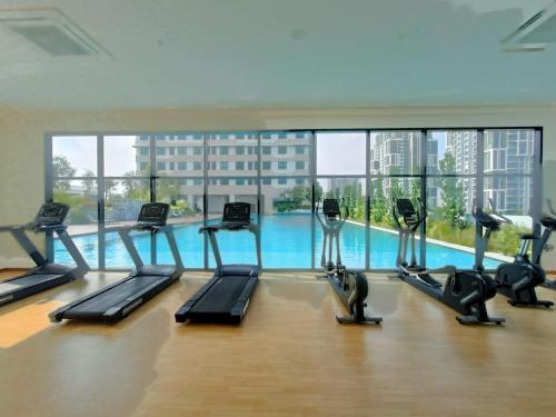 Pusat kecergasan dan/atau kemudahan kecergasan di Edusphere Premium Suite 2 Bedroom