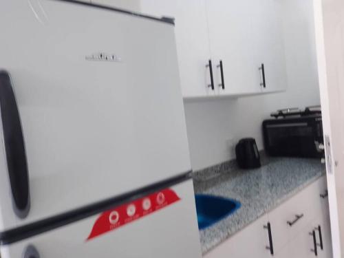 Kuchyň nebo kuchyňský kout v ubytování Simple Luxury Studio- Nabq/Sharm