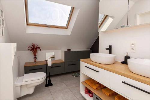 Phòng tắm tại Lichtrijke woning vlakbij Leuven