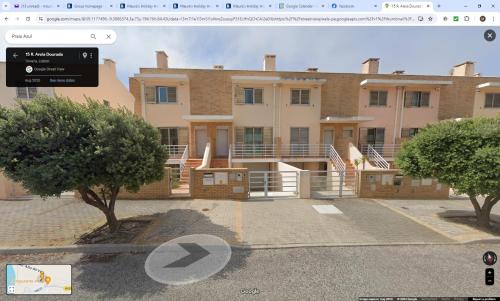 a rendering of a building with trees in front of it at Maura's Holiday House in Silveira