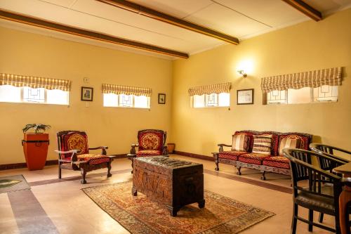 Χώρος καθιστικού στο Karoo Country Inn