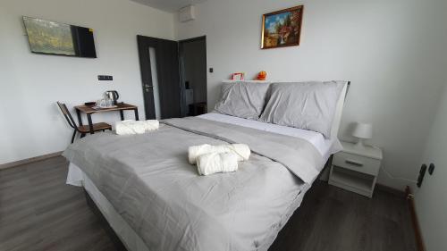 Postel nebo postele na pokoji v ubytování LilLy HOME 36