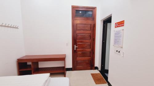 Katil atau katil-katil dalam bilik di Nhà nghỉ An Vũ Hotel cơ sở 2