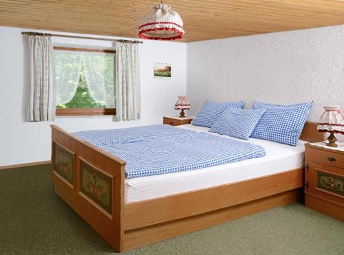 Posteľ alebo postele v izbe v ubytovaní Ferienhaus Dickertsmühle