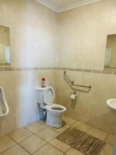 Koupelna v ubytování Cryfish Quarters