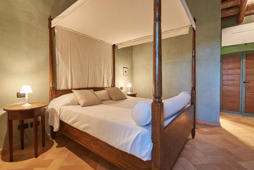 Katil atau katil-katil dalam bilik di La Gazzara Castell'in Villa