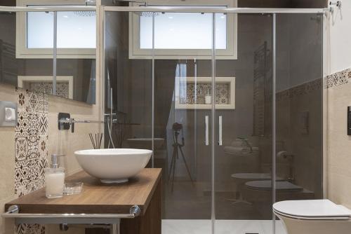 Koupelna v ubytování Gigli Rooms