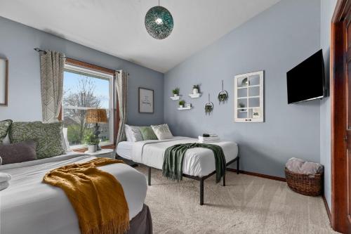 Postel nebo postele na pokoji v ubytování Your Resort On Gala Family Fun with Spa and Pool