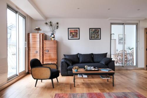 Le Joyau Des Parcs classé 4 étoiles appartement central au calme avec terrasse