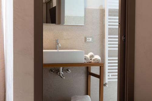 Koupelna v ubytování Malva Rooms