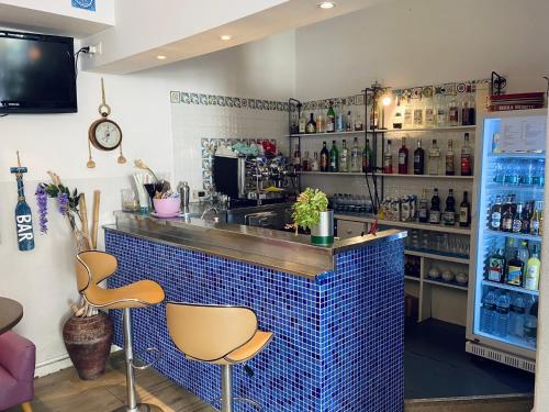 Ο χώρος του lounge ή του μπαρ στο Hotel Eva La Romantica