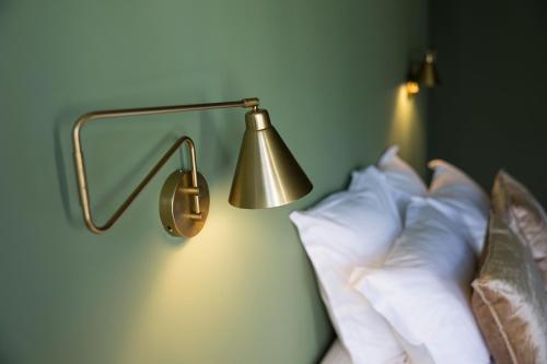 Atelier K - Art Guesthouse in Brusselsにあるベッド