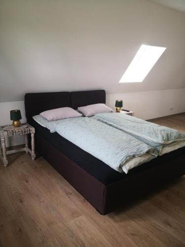 Postel nebo postele na pokoji v ubytování Apartments - Privatstall am Berghof