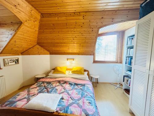 Postel nebo postele na pokoji v ubytování Nefelejts Deluxe Home
