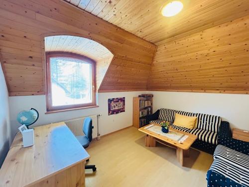 Posezení v ubytování Nefelejts Deluxe Home