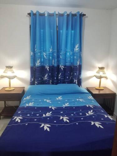 Postel nebo postele na pokoji v ubytování Las Pascualas Beach