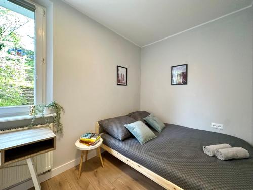 Postel nebo postele na pokoji v ubytování MMRent Lake Room