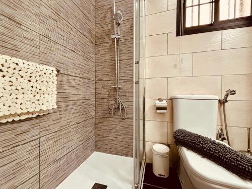 Koupelna v ubytování Un Mar Azul que Brilla