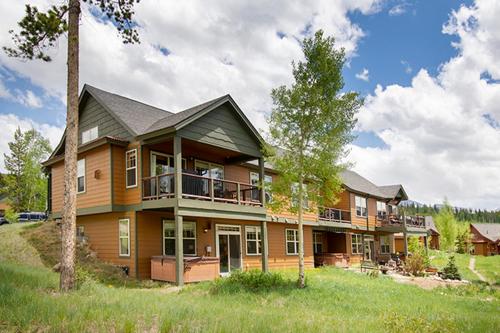 a large house on top of a hill at 45 Reunion Court - Rendezvous in Fraser