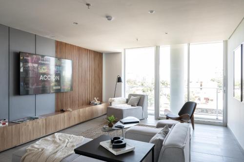 Zona de estar de ZT Coliving and Hotel