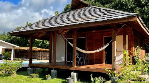 Un jardín fuera de RAIATEA - Orion Pool Bungalow