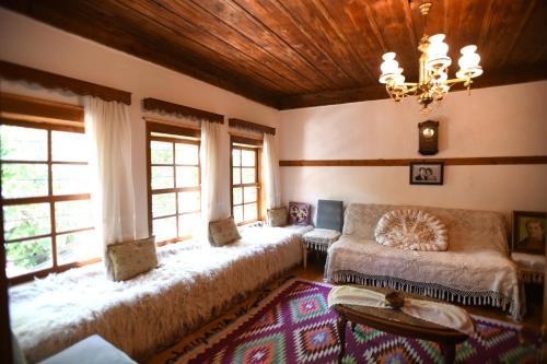 Χώρος καθιστικού στο Villa Droboniku