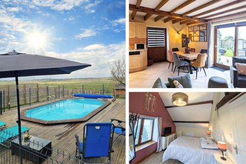 Nature et piscine privée - Maison 5 chambres 8 personnes