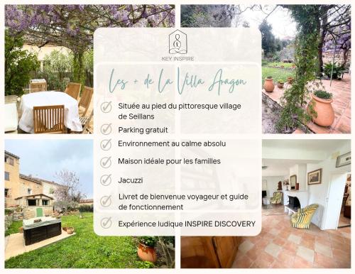 Photo de la galerie de l'établissement VILLA ARAGON Spa - au pied du village - idéale familles cousinades, à Seillans