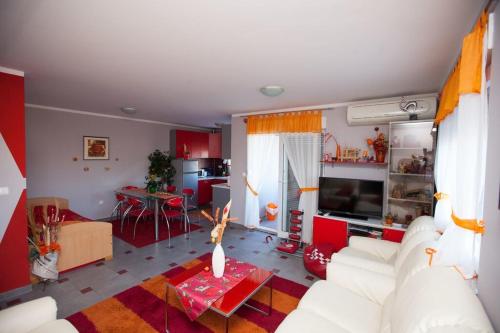 Posezení v ubytování Apartments Saric