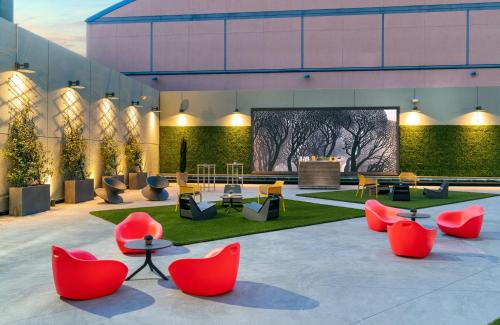 Posezení v ubytování Oakland Marriott City Center