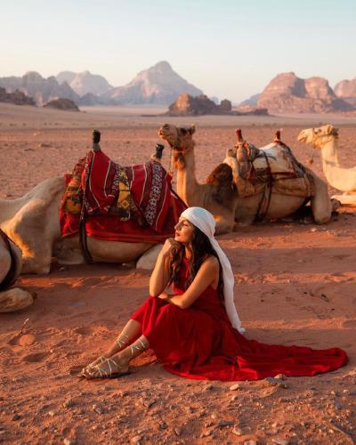 Επισκέπτες που μένουν στο Wadi Rum Mars & Tours
