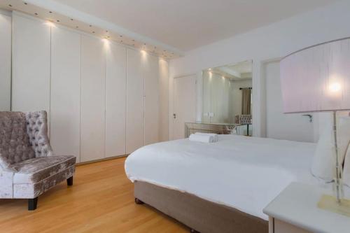Katil atau katil-katil dalam bilik di Gemütliches Appartement Siegen