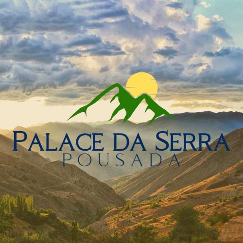 een logo voor paleis da serravez pousada bij Flats Palace da serra in Serra de São Bento