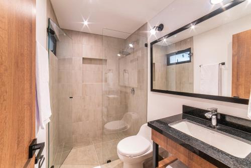 Koupelna v ubytování ERE Centenario Luxury Suites