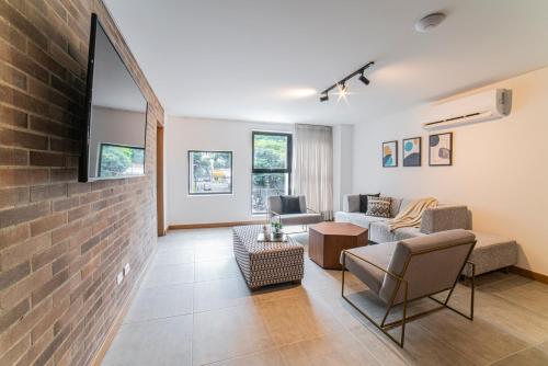 Posezení v ubytování ERE Centenario Luxury Suites