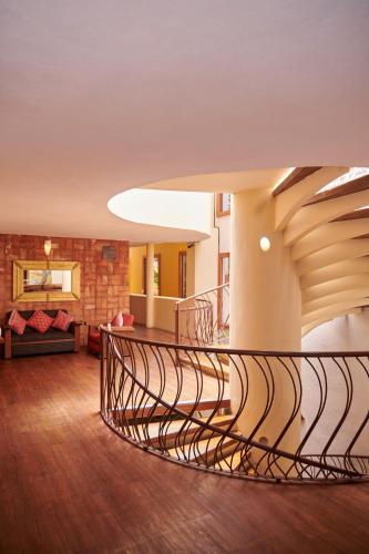 Χώρος καθιστικού στο Hotel Mansion Del Valle