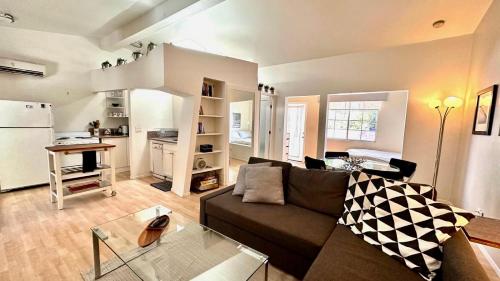 a living room with a couch and a table at Echo Park Hills in Los Angeles