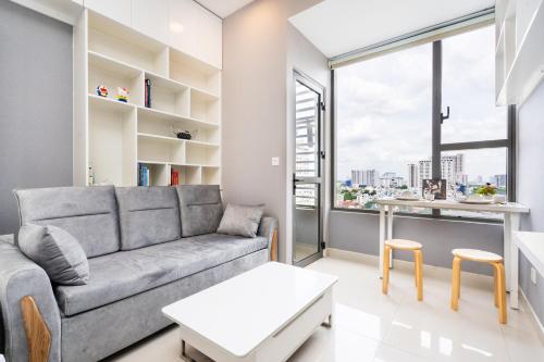 Χώρος καθιστικού στο Saigon Downtown - Rivergate Residence