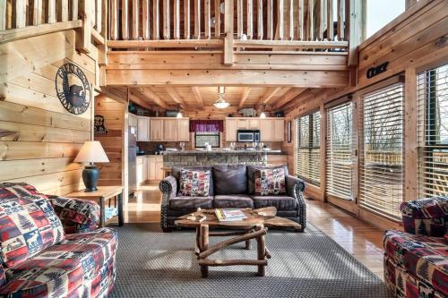 Deja View Serene Mountain Cabin for a Family Get-away with a Hot tub Sauna Fire pit that is Pet Friendly photo 34
