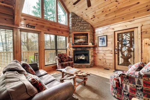 Deja View Serene Mountain Cabin for a Family Get-away with a Hot tub Sauna Fire pit that is Pet Friendly photo 31