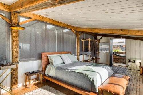 Cama o camas de una habitación en Japoneza Retreat Nakamura
