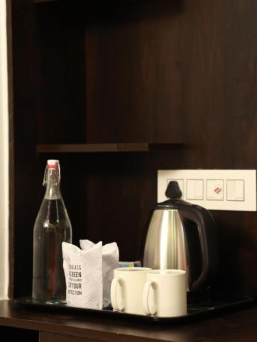 Utensilios para hacer té y café en The Sanctuary