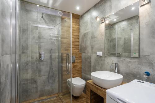 Ванная комната в 34 Gdynia Centrum - Apartament Mieszkanie dla 4os