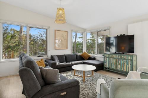 Χώρος καθιστικού στο My Bruny Island Home