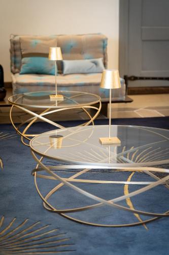 Coin salon dans l'établissement Maxim Suites by Elias Holl
