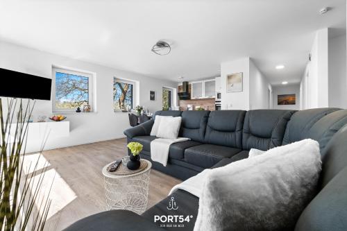 Istumisnurk majutusasutuses Ferienwohnung Winningmay II Füsing