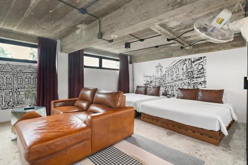Postel nebo postele na pokoji v ubytování Quip Bed & Breakfast