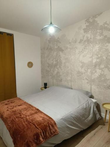 Postel nebo postele na pokoji v ubytování Cocon de la vallée