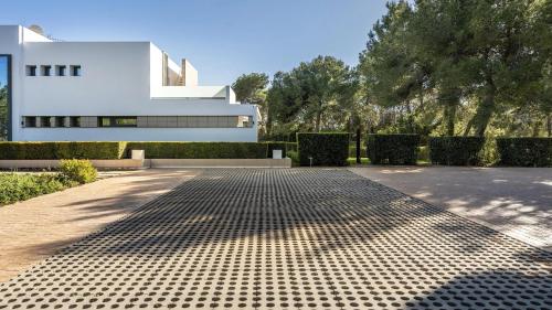 Κήπος έξω από το Villa Daruma