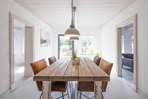 Χώρος καθιστικού στο FeWo Watt-Lounge zwischen Husum und Nordstrand